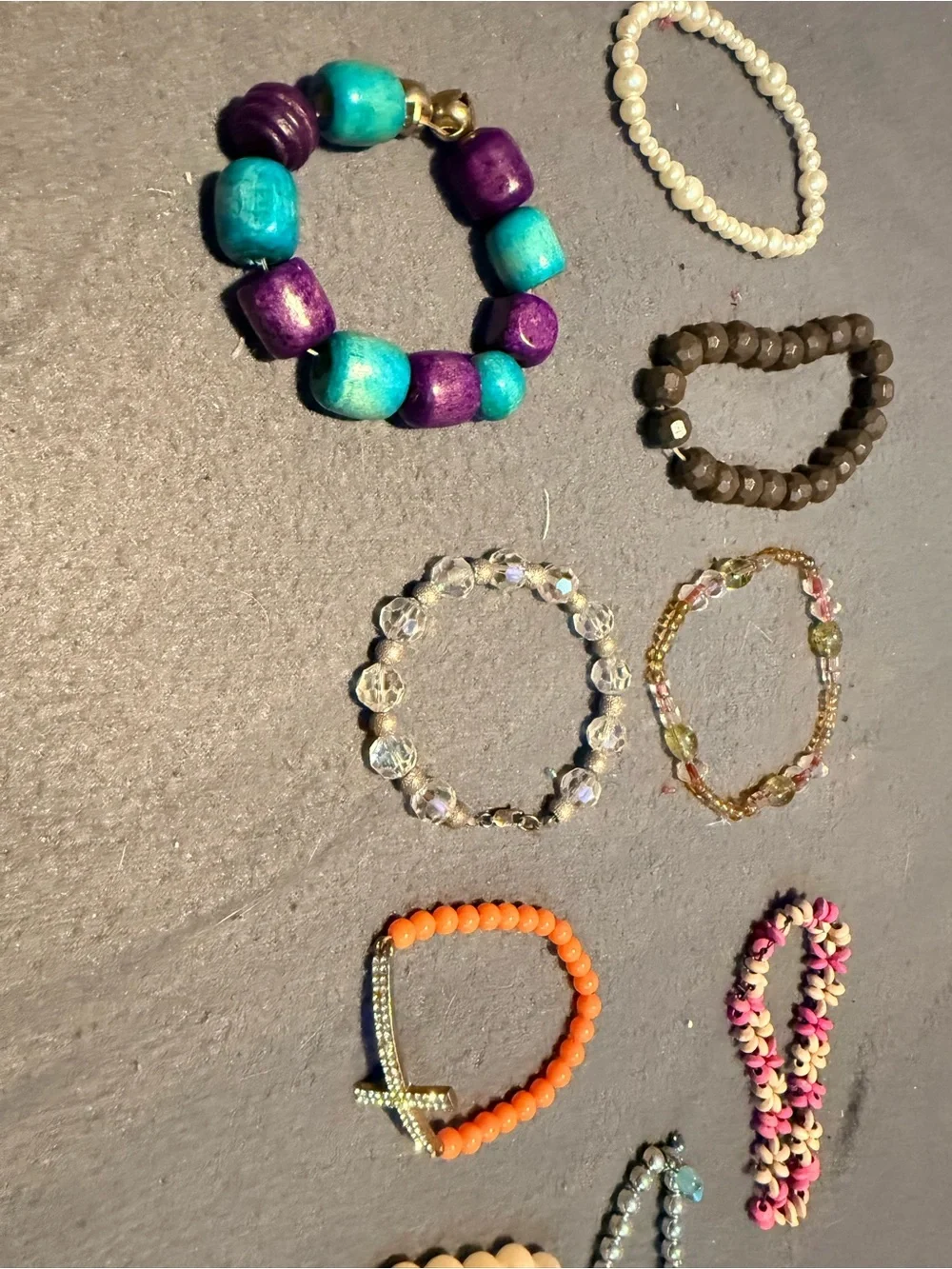 Colorful Beaded Stretch Bracelet - Multicolor